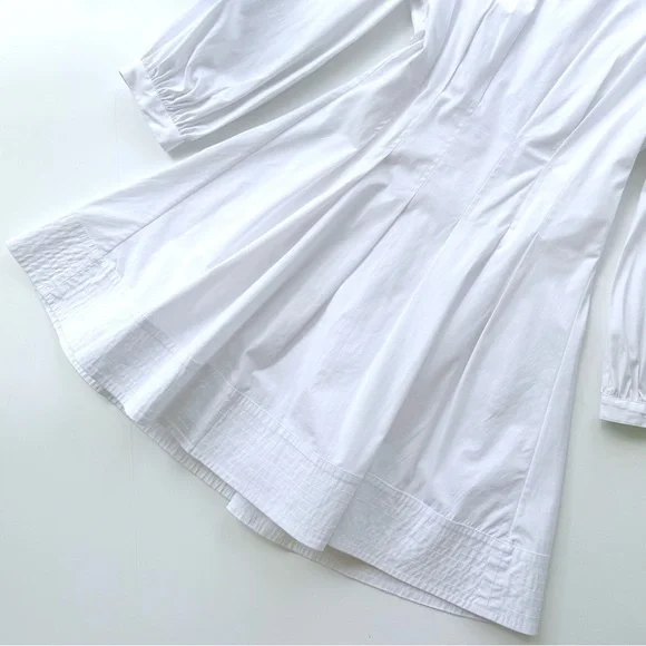 Veronica Beard Torres Corset-Waist Dress White Size 8 $498 MSRP - Picture 4 of 16